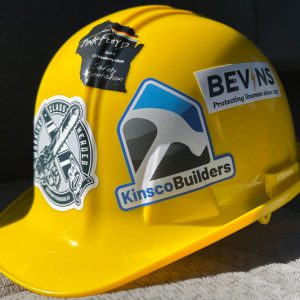 special vinyl conformable material hard hats