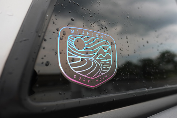 Outdoor stickers are weatherproof