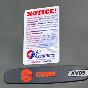 air assurance custom printed hvac stickers