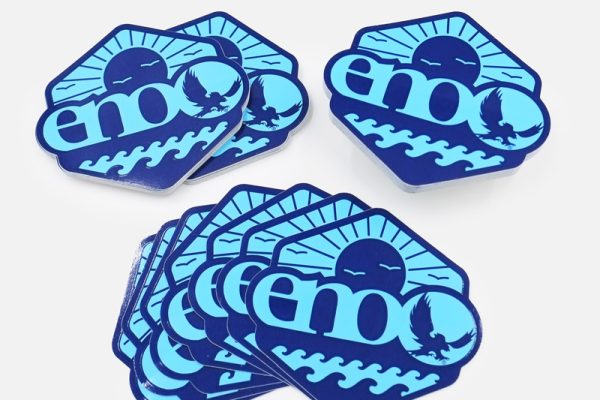 ENO branding stickers