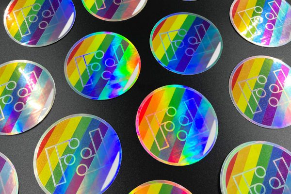 Holographic Stickers - Custom Printed - Comgraphx